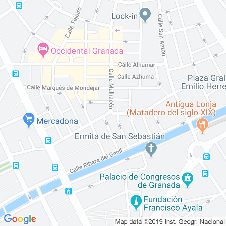 Código Postal calle Agustina De Aragon   (Impares Del 1 Al 29)  (Pares Del 2 Al 14) en Granada