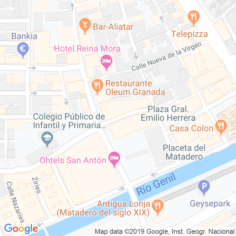 Código Postal calle San Marcos en Granada