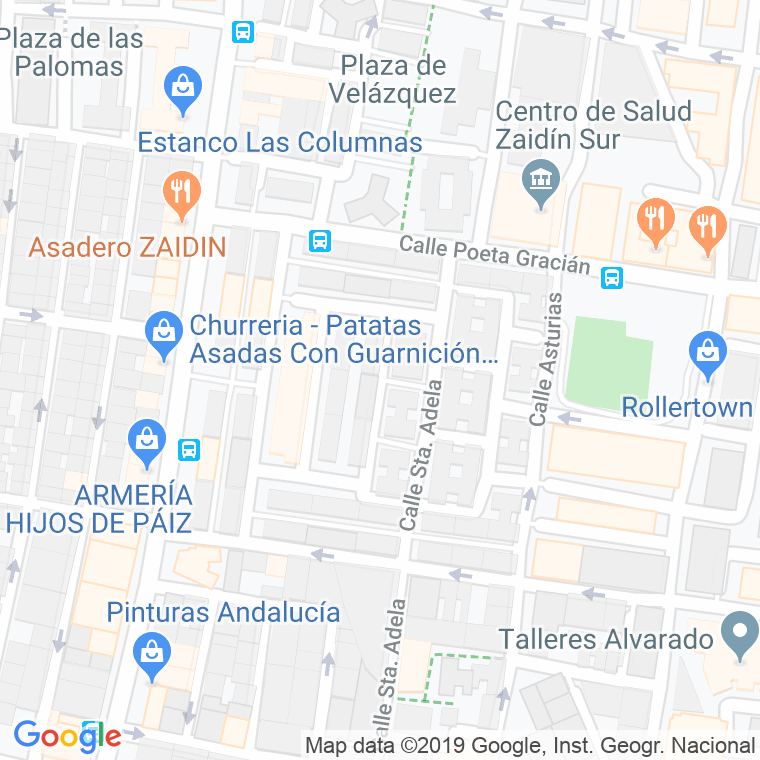 Código Postal calle Belchite en Granada