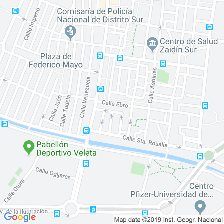 Código Postal calle Campoamor en Granada