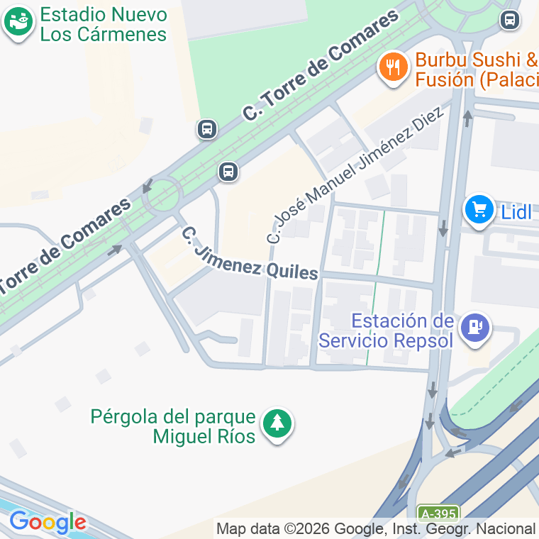 Código postal de Ciclista Jimenez Quiles en Granada