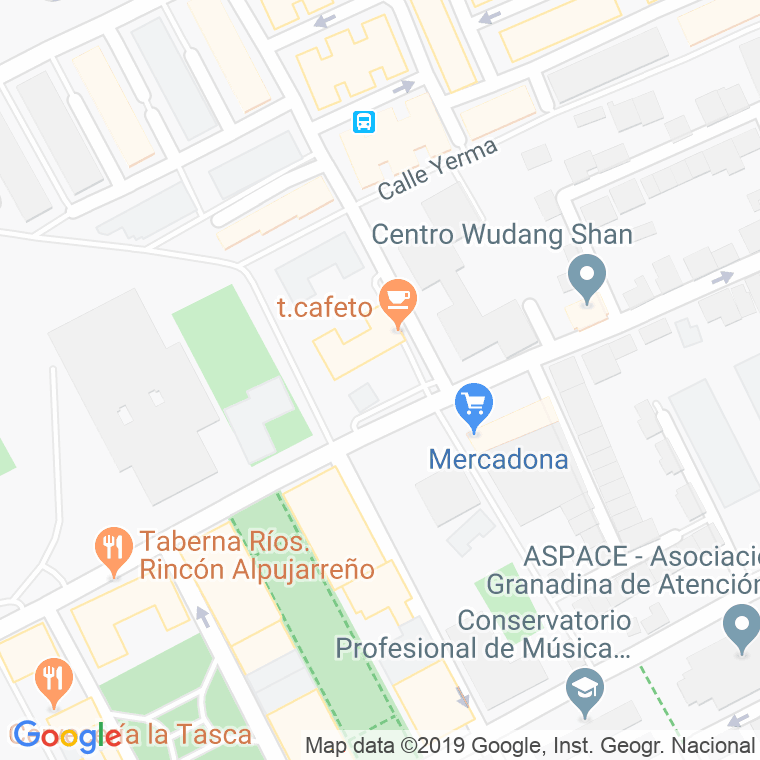 Código Postal calle Alcazaba De Mirasierra, plaza en Granada