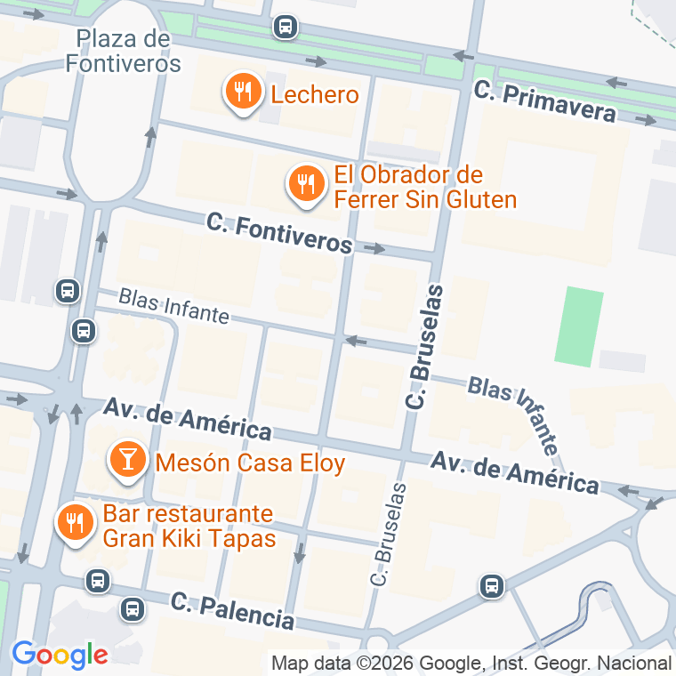Código postal de Blas Infante en Granada