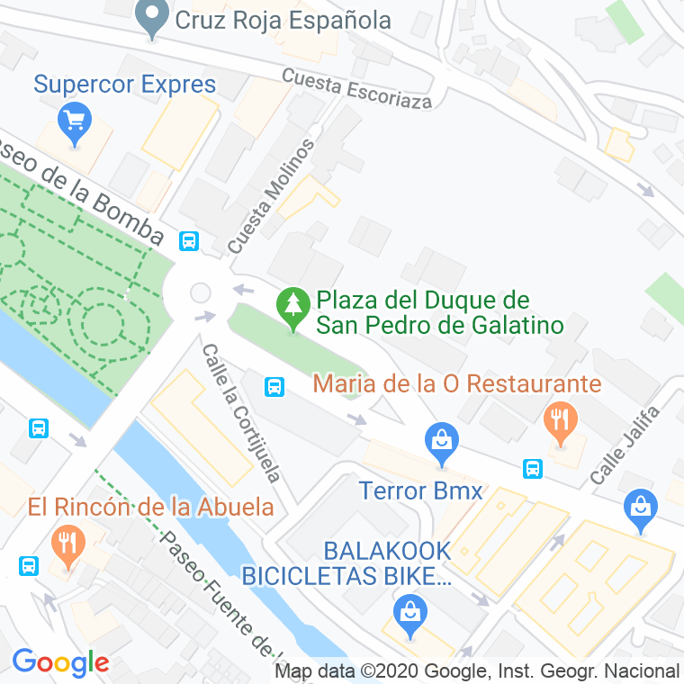 Código Postal calle Duque De San Pedro De Galatino, plaza (Impares Del 1 Al Final)  (Pares Del 2 Al Final) en Granada
