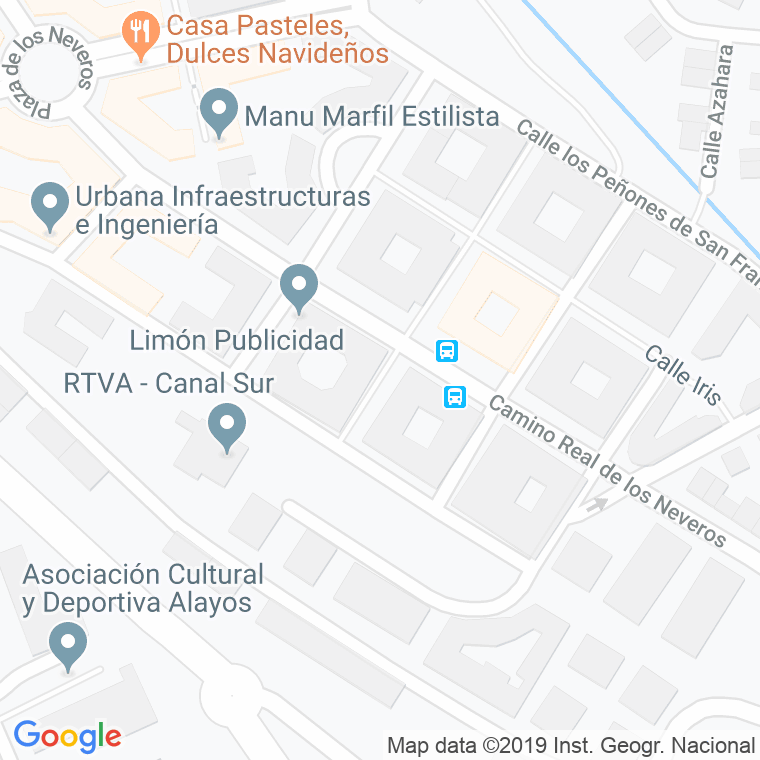 Código Postal calle Estrella De Las Nieves en Granada