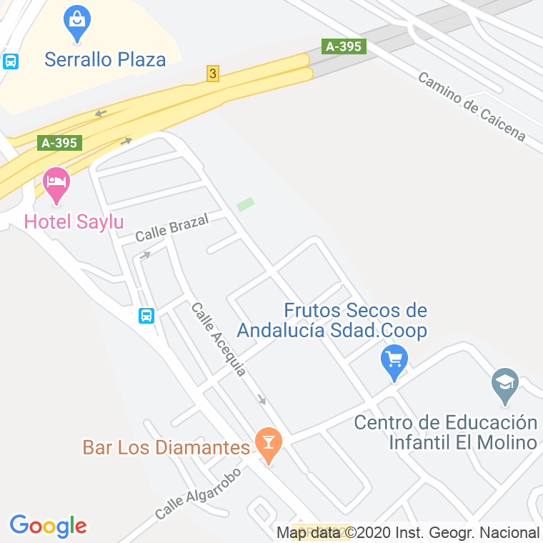 Código Postal calle Galatea en Granada