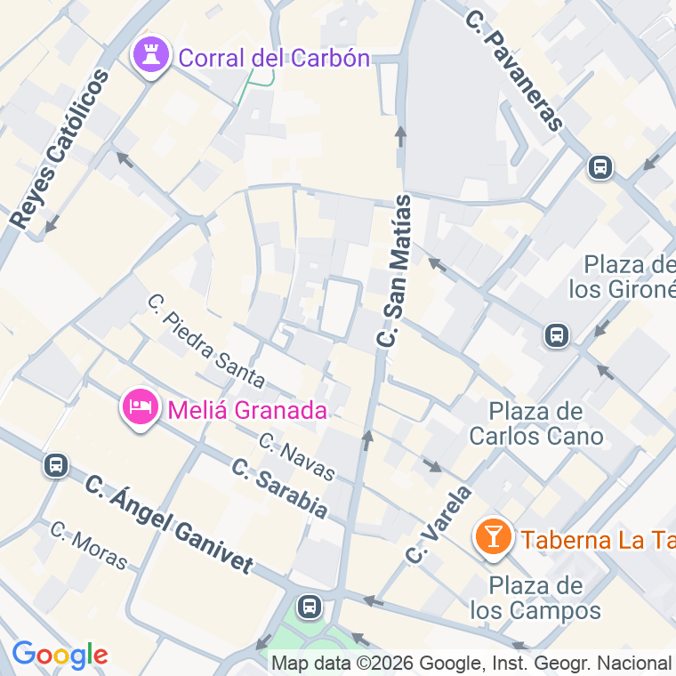 Código postal de Calle Naranjos de San Matias en Granada