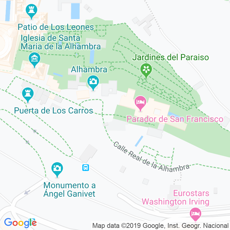 Código Postal calle Aljibes, plaza en Granada