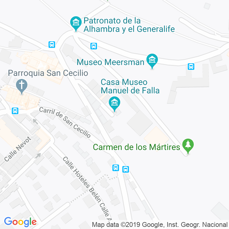 Código Postal calle Antequeruela Alta en Granada
