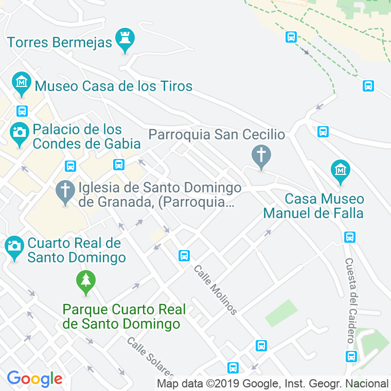 Código Postal calle Campo Del Principe en Granada