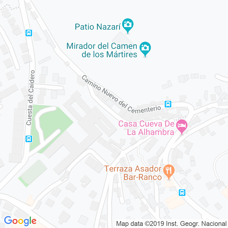Código Postal calle Cenacheros en Granada