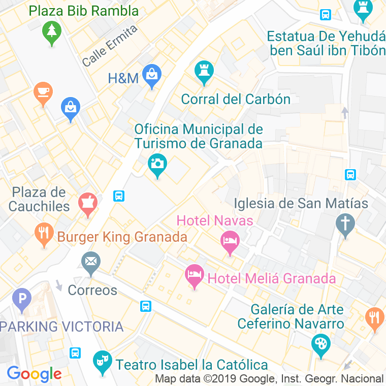 Código Postal calle Escudo Del Carmen en Granada