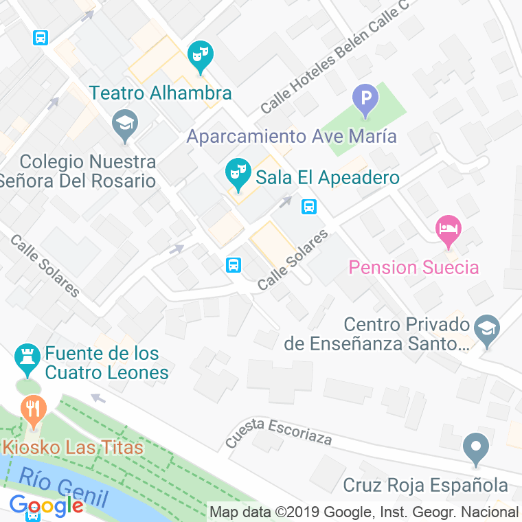 Código Postal calle Guadarrama en Granada
