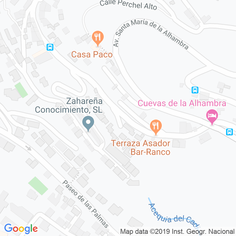 Código Postal calle Hinojo en Granada