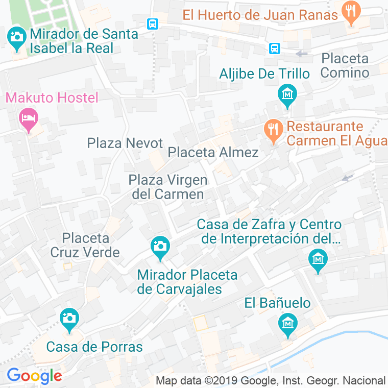 Código Postal calle Almez, plaza en Granada