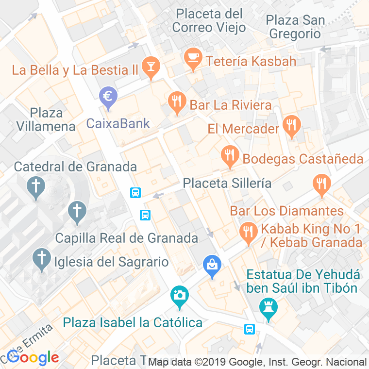 Código Postal calle Almireceros en Granada