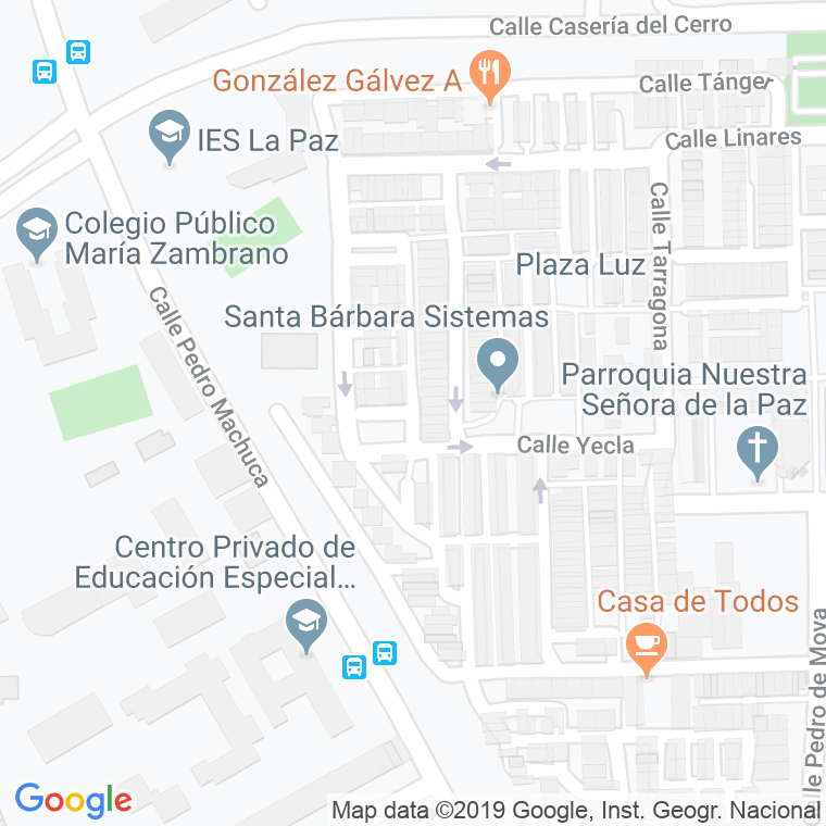 Código Postal calle Alhucemas en Granada