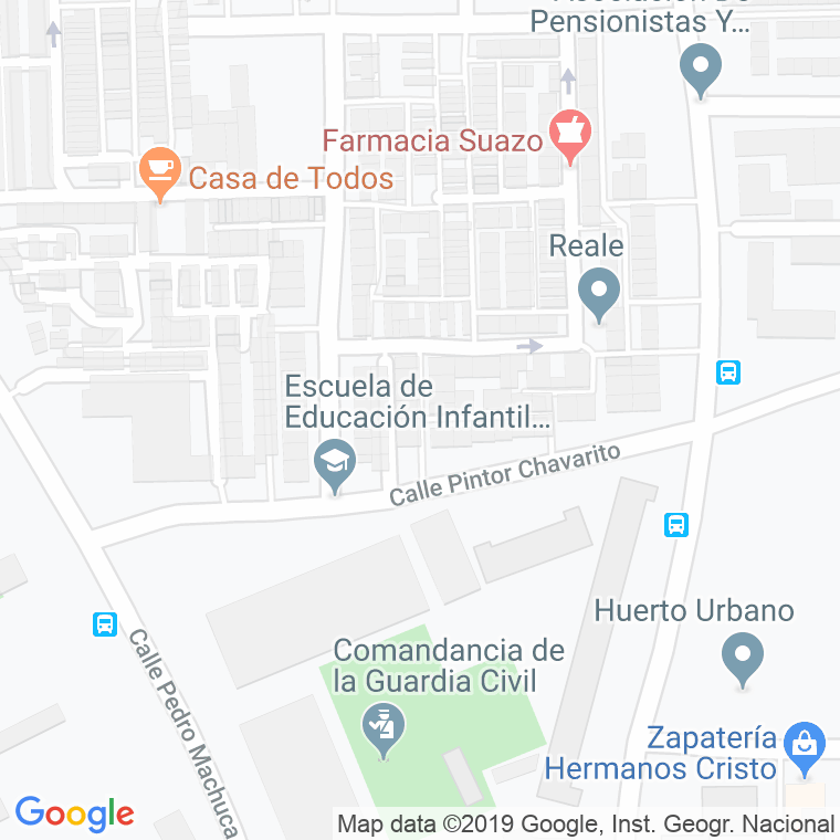 Código Postal calle Ambrosio Martinez Bustos en Granada