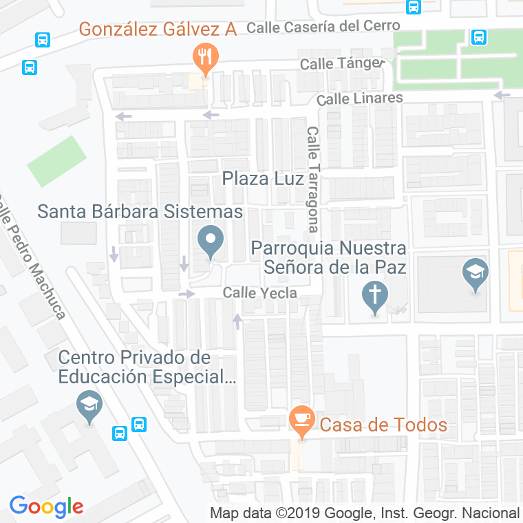 Código Postal calle Dalias en Granada
