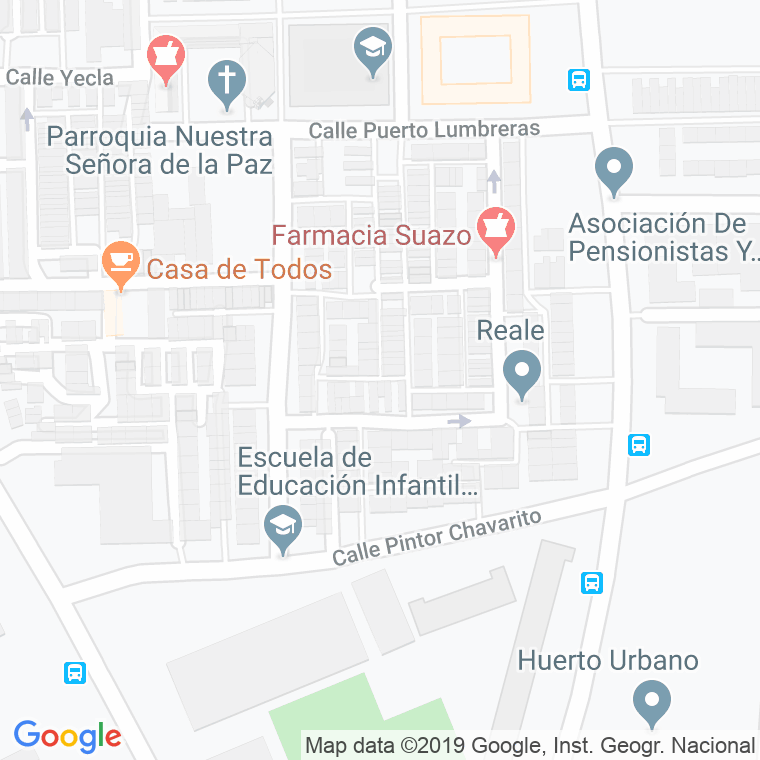 Código Postal calle Felipe Gomez De Valencia en Granada