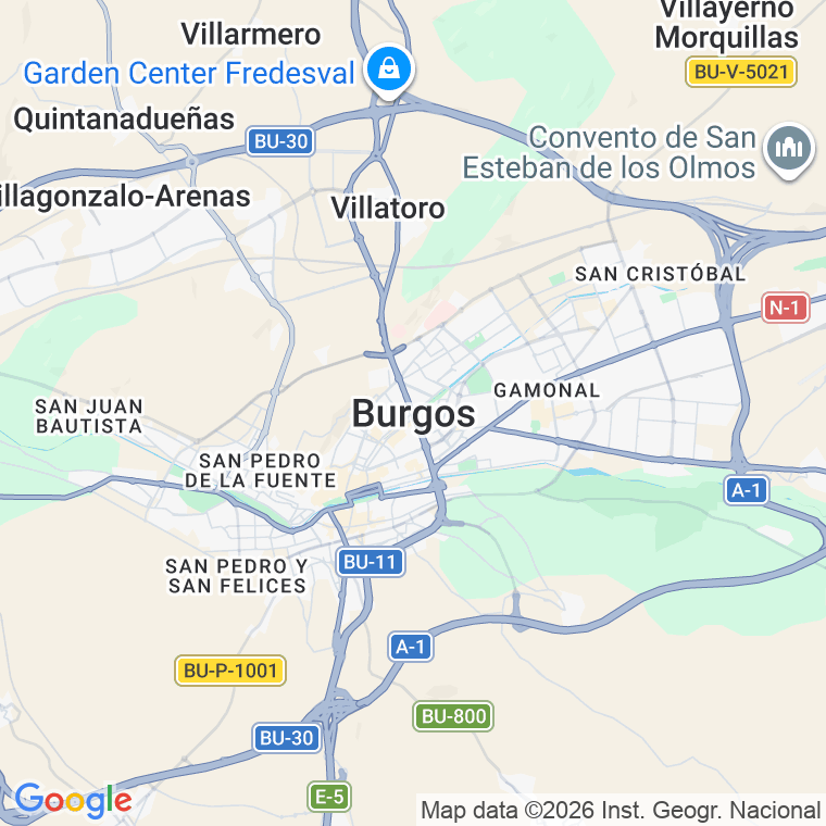 Código postal de Periodista Rafael Garcia Fdez de Burgos en Granada