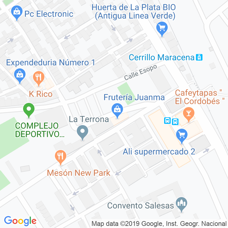 Código Postal calle Adriano en Granada