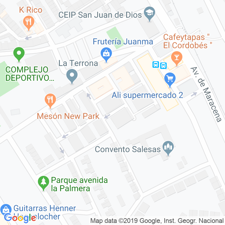 Código Postal calle Aristoteles en Granada