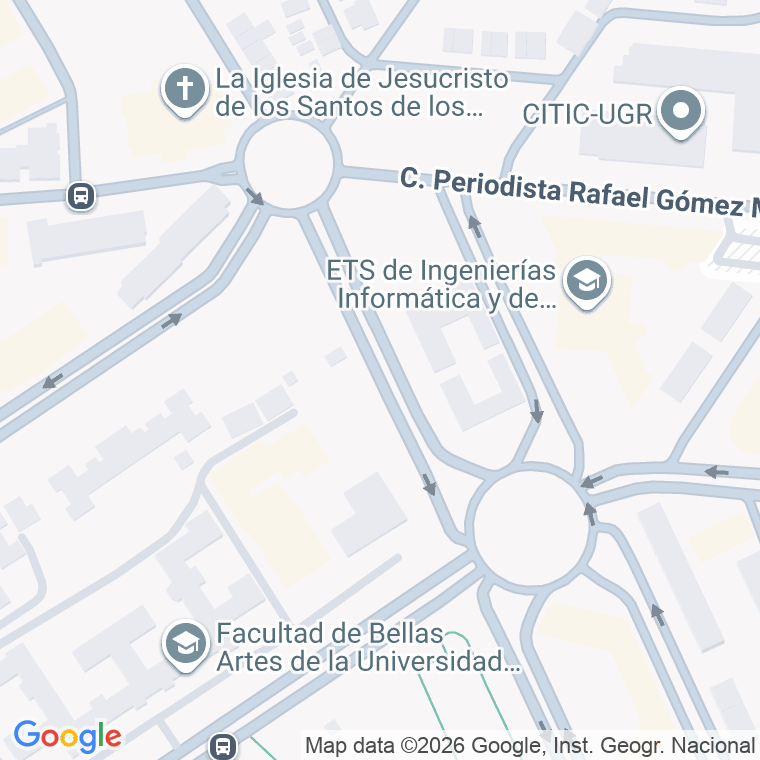 Código postal de Periodista Miguel Gonzalez Pareja en Granada