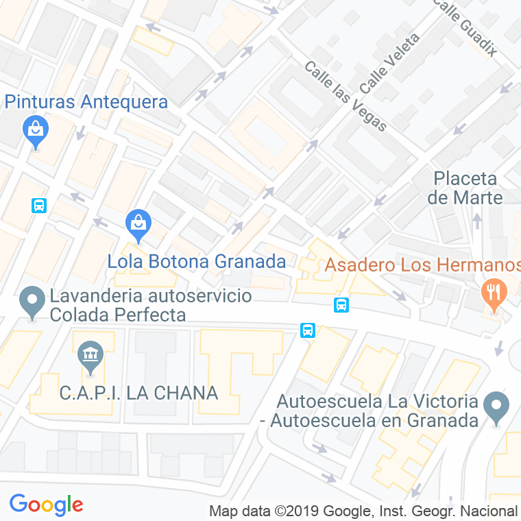 Código Postal calle Camelia en Granada