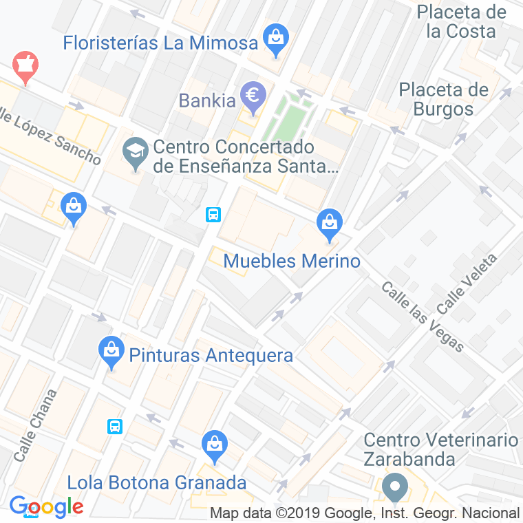 Código Postal calle Manuel Tovar en Granada