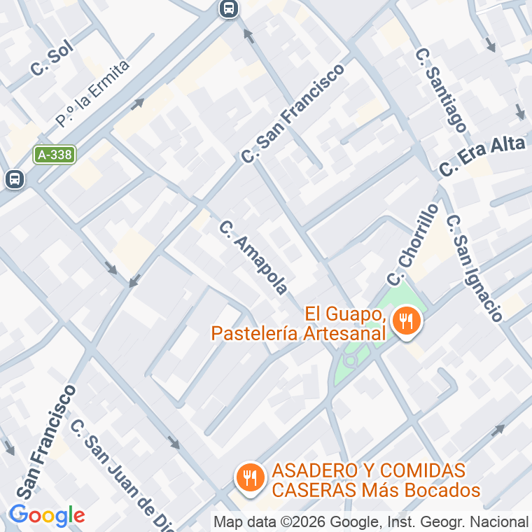 Código postal de Calle Amapola en Gabia Grande