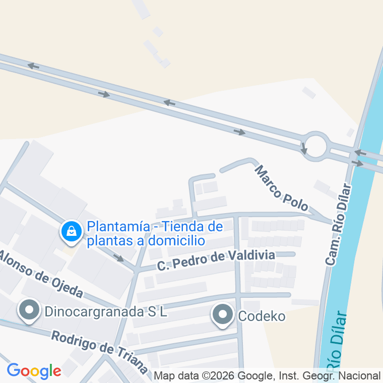 Código postal de Calle Americo Vespucio en Gabia Grande