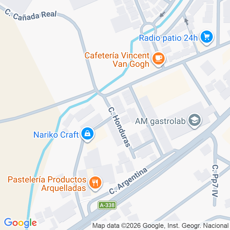 Código postal de Calle Honduras en Gabia Grande