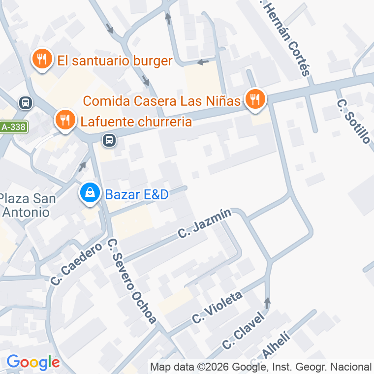 Código postal de Calle Maria Auxiliadora en Gabia Grande