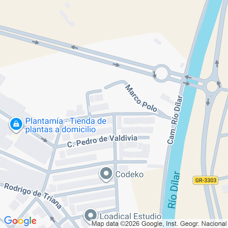 Código postal de Calle Pedro de Mendoza en Gabia Grande