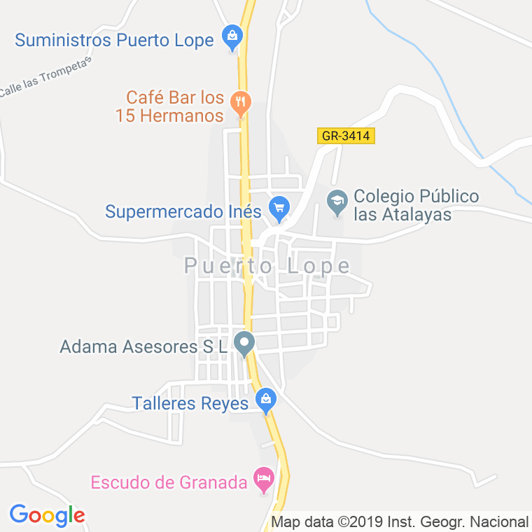 Código Postal de Puerto Lope en Granada