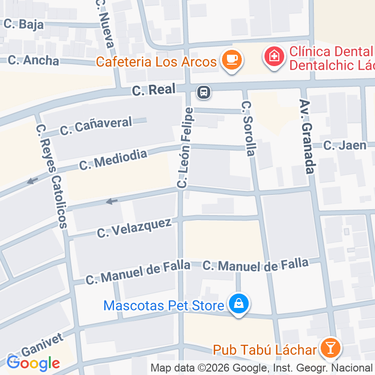 Código postal de Calle Nuestra Sñra del Rosario en Lachar