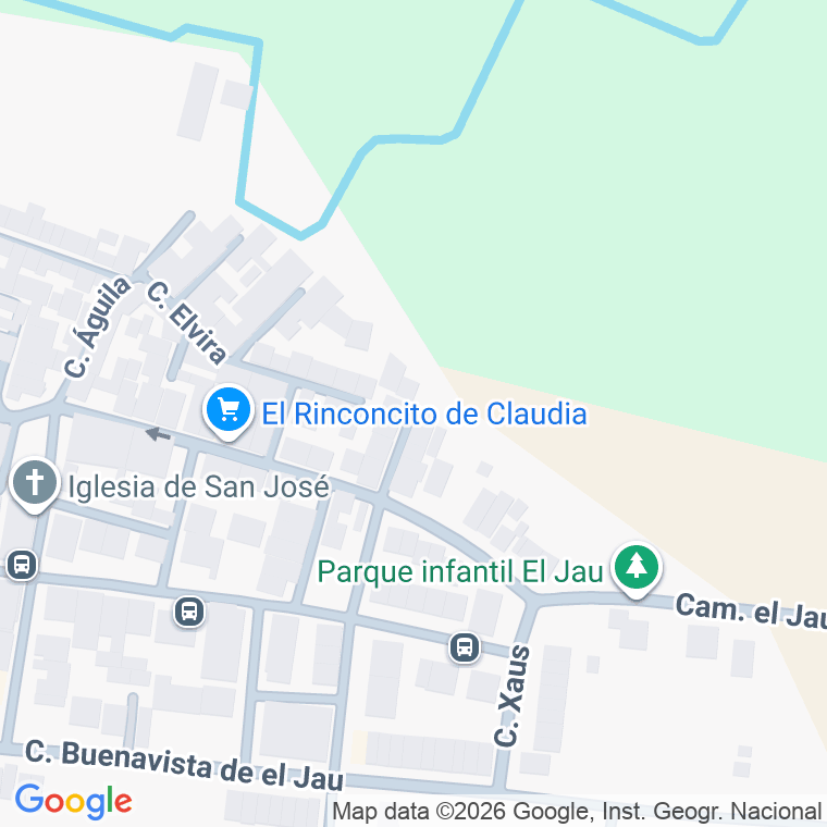 Código postal de Calle Poeta Zorrilla de el Jau en Jau (el)