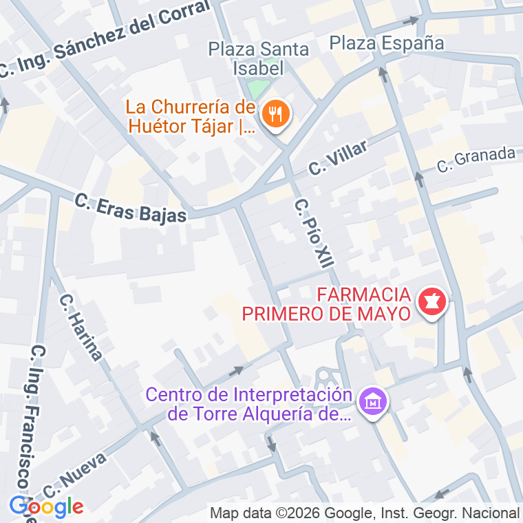 Código postal de Calle Doctor Garcia Peinado en Huétor Tájar