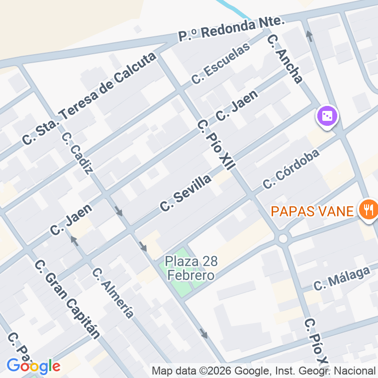 Código postal de Calle Sevilla en Huétor Tájar