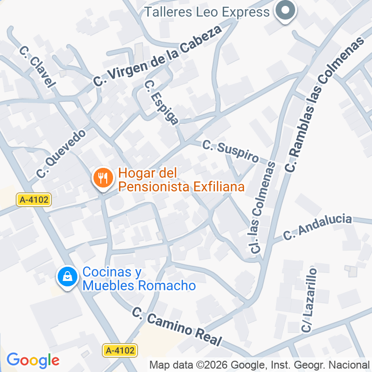 Código postal de Calle Barrio Alto en Esfiliana
