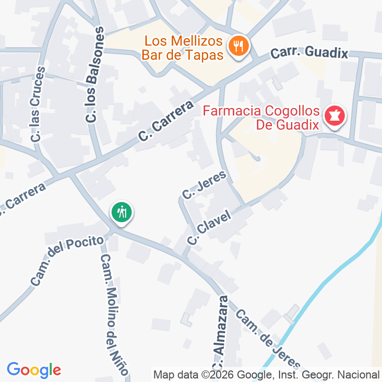Código postal de Calle Jeres en Cogollos de Guadix