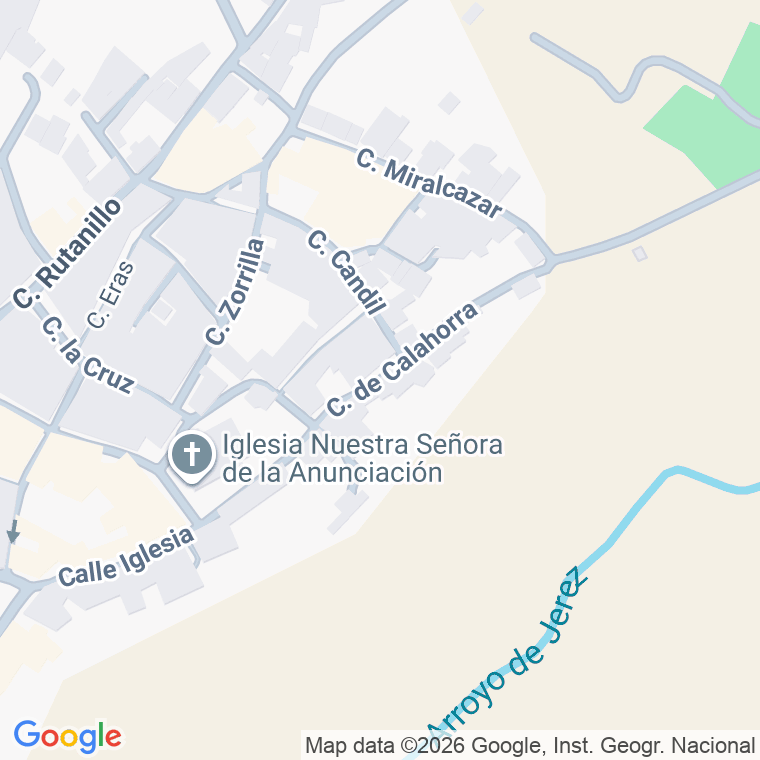 Código postal de Calle Calahorra (la) en Jérez del Marquesado