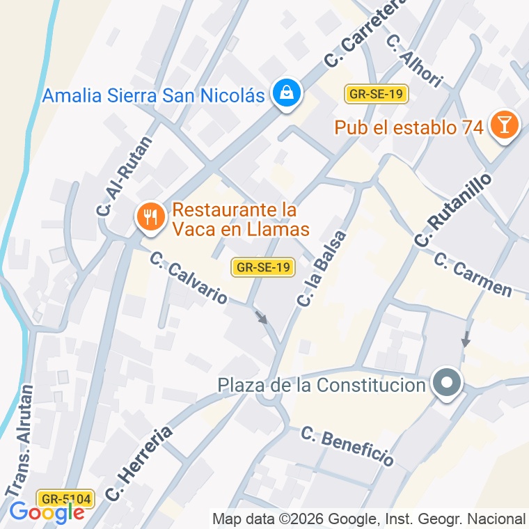 Código postal de Calle Feria en Jérez del Marquesado