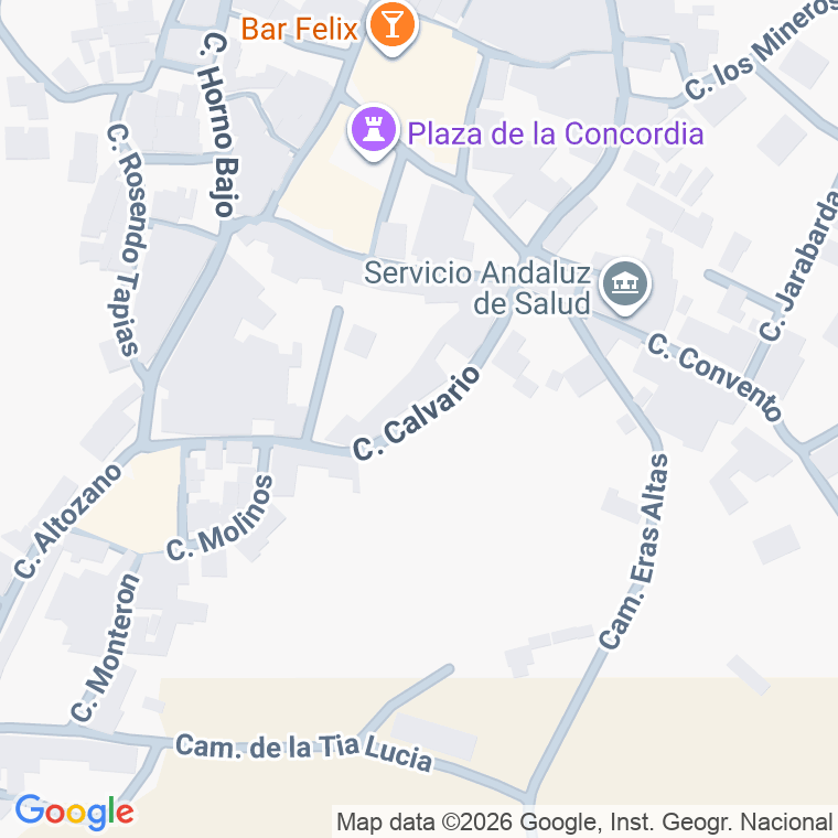 Código postal de Calle Calvario en Lanteira