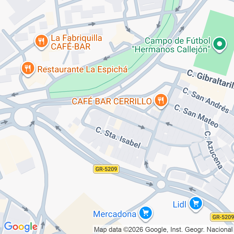 Código postal de Calle San Cayetano en Motril