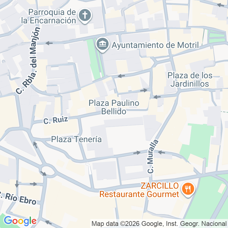 Código postal de Plaza Paulino Bellido en Motril
