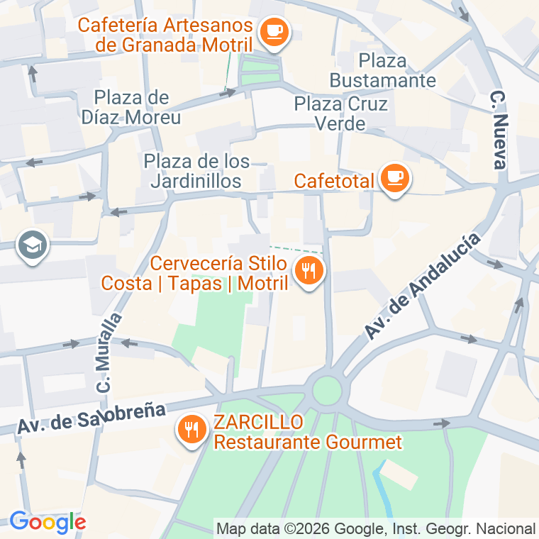Código postal de Plaza Tranvia (del) en Motril