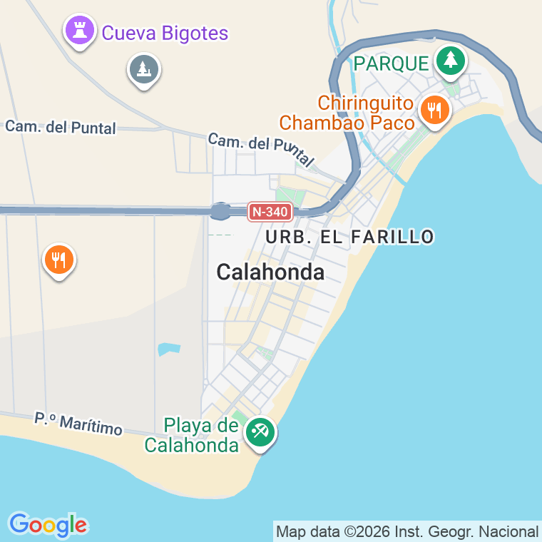 Código postal de Calahonda en Granada