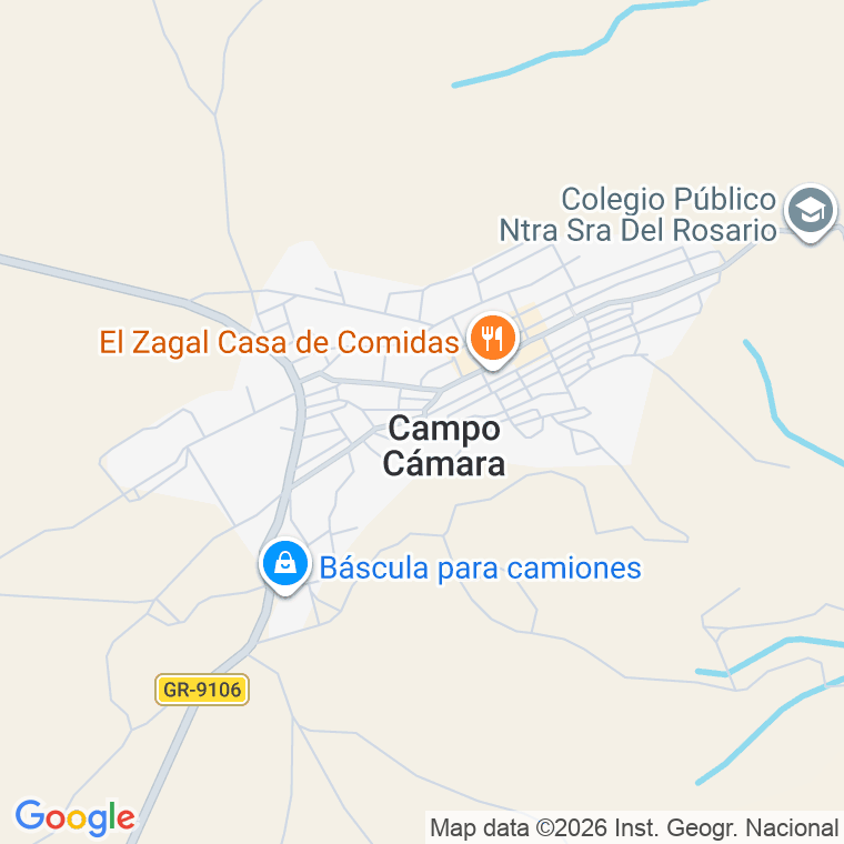 Código postal de Campo Camara en Granada